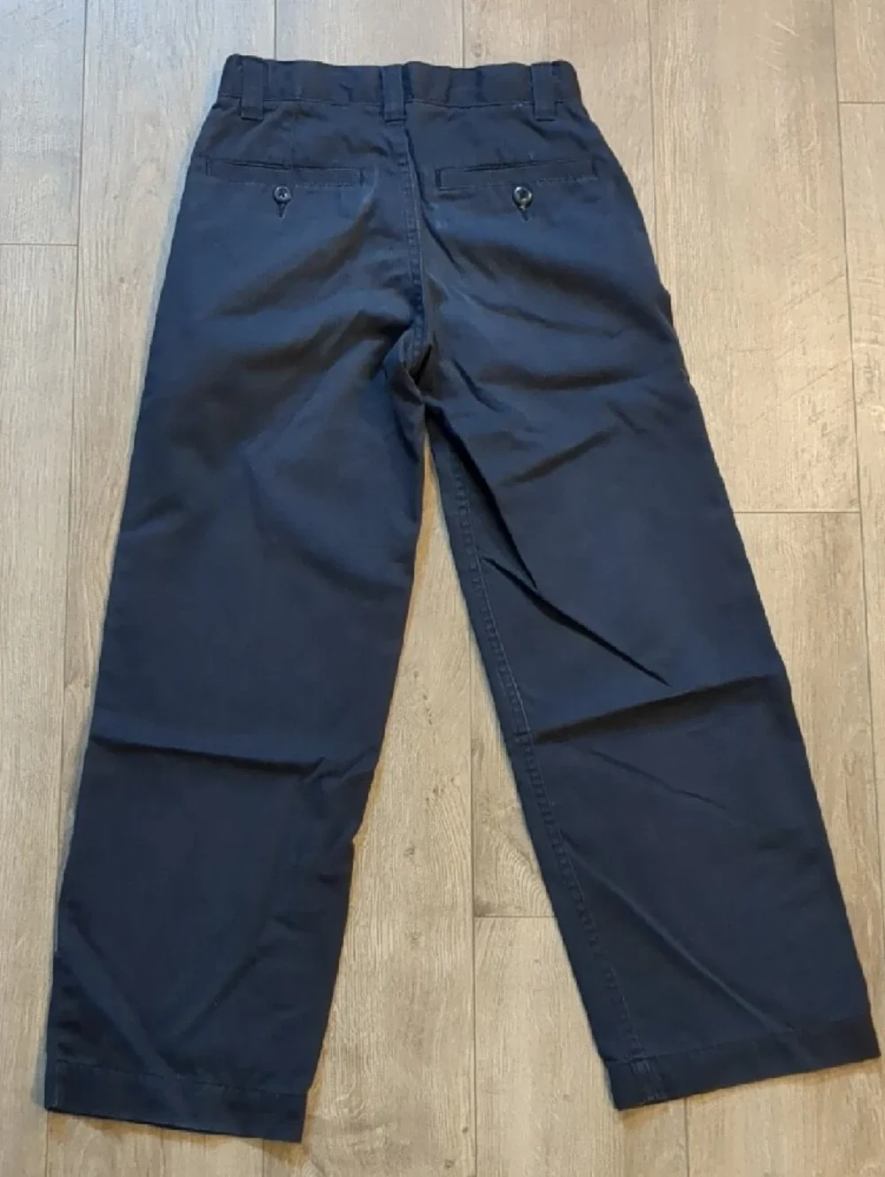 BOYS OLD NAVY VINTAGE WIDE LEG CHINOS (NAVY) SIZE 12 SLIM